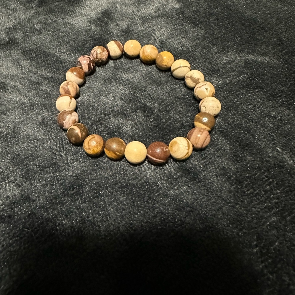 Natural Stone Beaded Bracelet - Multicolor